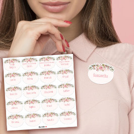 Nome de etiqueta de Chá de panela de Rosas de Aqua