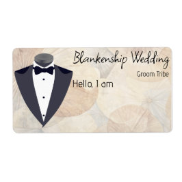 Nome de etiqueta de Etiqueta de Borda Floral de Co