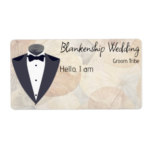 Nome de etiqueta de Etiqueta de Borda Floral de Co