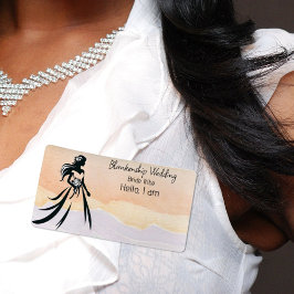 Nome de etiqueta de Etiqueta de Cor de Água Colori