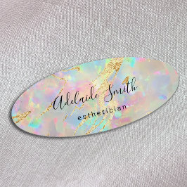 nome de etiqueta de folhas de ouro opal e faux