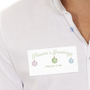 Nome de etiqueta de Papel de Ornaments de Saudaçõe