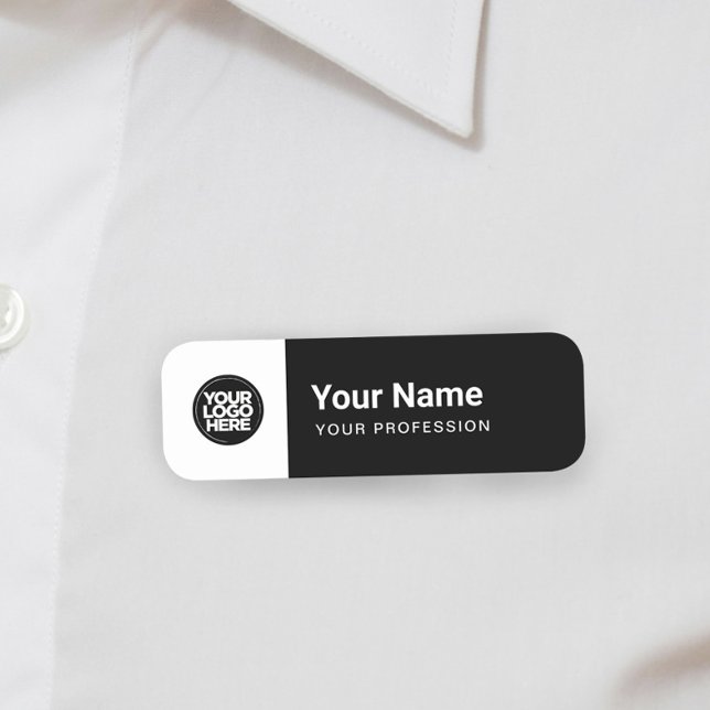 Nome de etiqueta de pino personalizado ou magnétic (employee name tag)