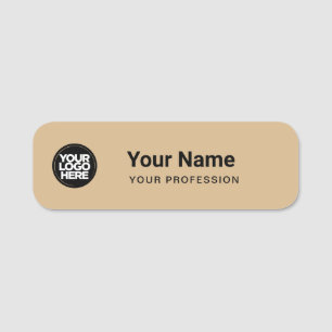 Nome de etiqueta de pino personalizado ou magnétic