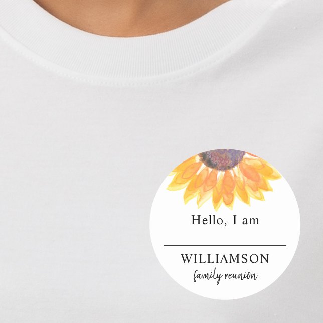 Nome de etiqueta de Reunião da Família (Criador carregado)