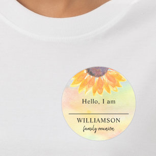 Nome de etiqueta de Reunião da Família