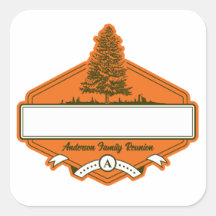 Nome de etiqueta de Reunião da Família Personaliza