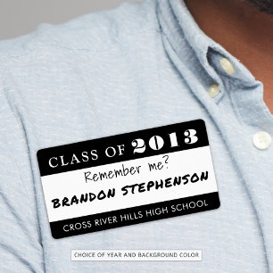 Nome de etiqueta de Reunião de Classe Lembre-me da