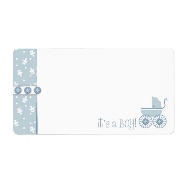 Nome de etiqueta de um menino doce (Frente)