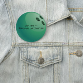 Nome de etiqueta Design bola de boliche