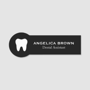 Nome de etiqueta do Dental Assistant