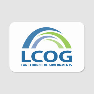 Nome de etiqueta do pino do logotipo LCOG
