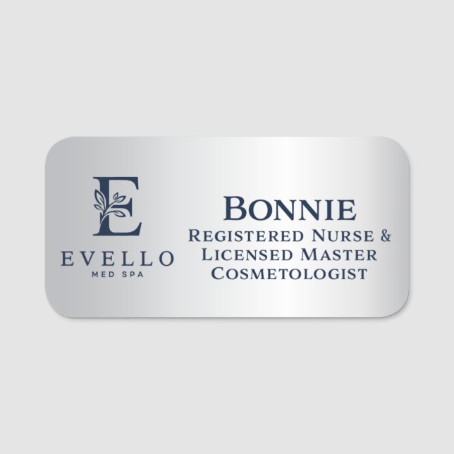 Nome de etiqueta Evello - Bonnie (Frente)