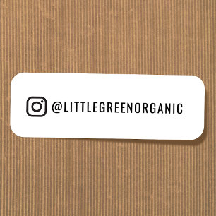 Nome de etiqueta Instagram Nome do seu Instagram
