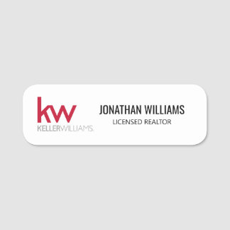 Nome de etiqueta Keller Williams