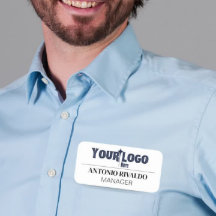 Nome de etiqueta Magnético da Empresa - Crachá Per