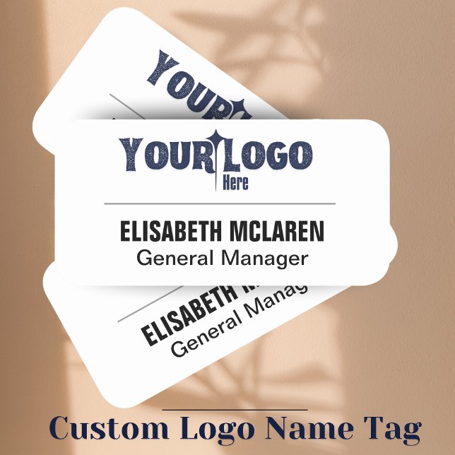 Nome de etiqueta Magnético de Funcionários - Perso (Magnetic Employee Name Tag - Customizable for Professional Use)