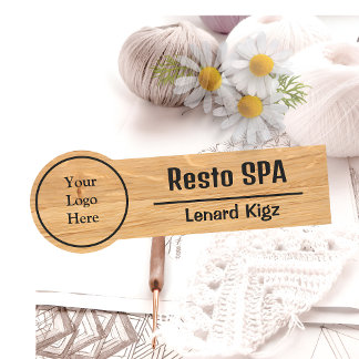 Nome de etiqueta Moderno Personalizado, Acabamento