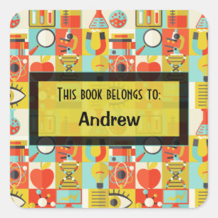 Nome de etiqueta Personalizado de Crianças do Retr