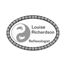 Nome de etiqueta preto e branco