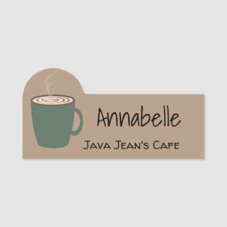 Nome de etiqueta Verde de Café