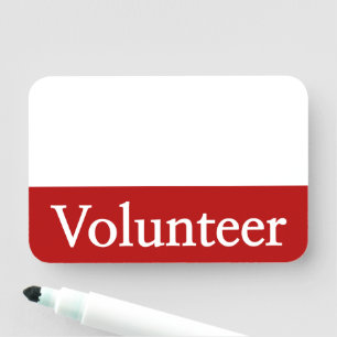 Nome de etiqueta "voluntário" tradicional