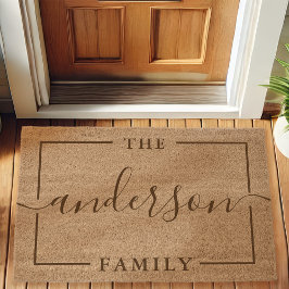 Nome de Família Elegante Assinatura Personalizada