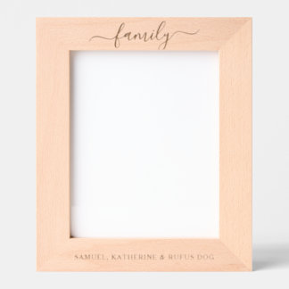Nome de Família Personalizado em Madeira