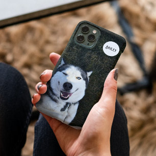 Nome de foto de cachorro personalizado monograma c