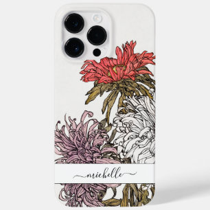 Nome de Letra Floral Elegante Vintage