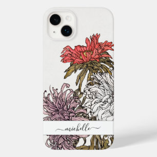 Nome de Letra Floral Elegante Vintage