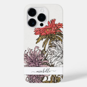 Nome de Letra Floral Vintage Elegante