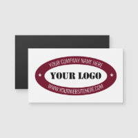 Nome de logotipo personalizado Modelo de cartão de