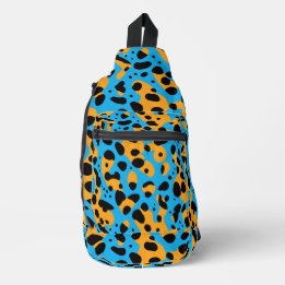 Nome de Manchas de Leopardo Azul Laranja Selvagem