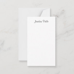 Nome de Script Calligrafado Modelo Modern Simples