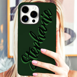 Nome de Script Minimalista Verde Moderno