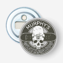 NOME DE Skater Personalizado Skate Skate Skull