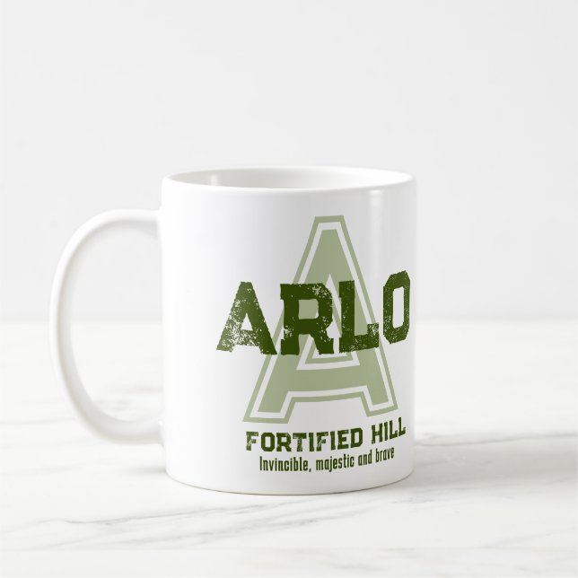 Nome do arlo que significa caneca de café verde mo (Esquerda)