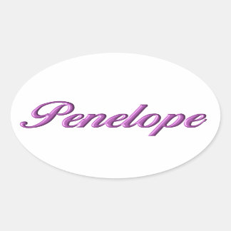 Nome do autocolante Penelope