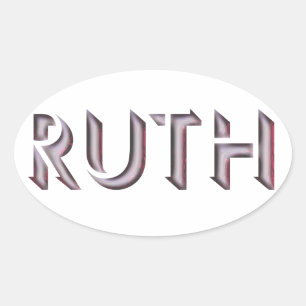 Nome do autocolante Ruth
