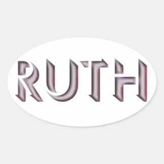 Nome do autocolante Ruth
