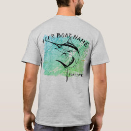 Nome do barco do espadim com camisa da carta