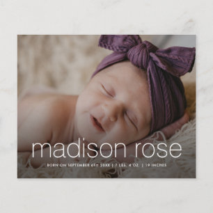 Nome do bebê 3 foto-nascimento anúncio