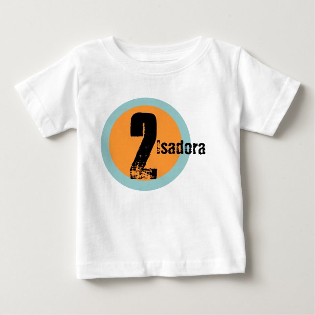Nome do Círculo e Camisa do segundo aniversário Id (Frente)