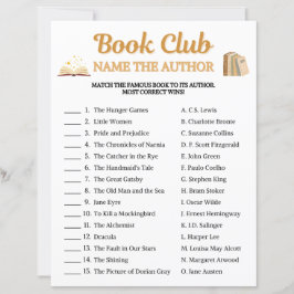 Nome do Clube do Livro O Jogo do Autor