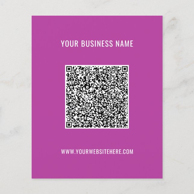 Nome do Código QR Folheto do Promocional de Cores  (Verso)
