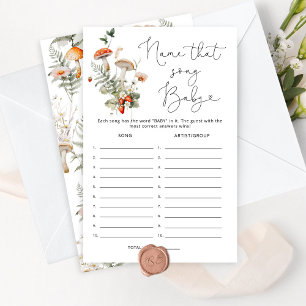 Nome do cogumelo que música jogo de chá de fraldas