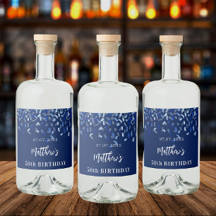 nome do confetti azul do marinho festa de aniversá