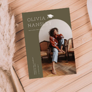 Nome do formando Anúncio de Graduação do Arco de O