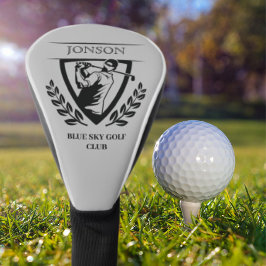 Nome do Jogador de Golf Editável com Nome do Clube